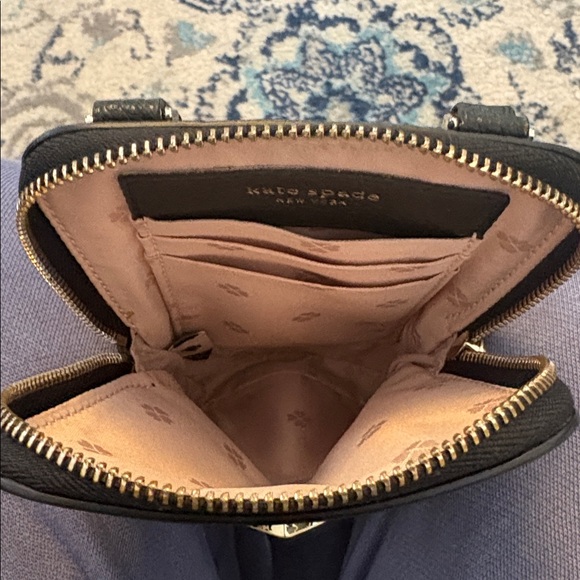 Kate Spade Black Pebbled Leather Crossbody Bag - Picture 3 of 5